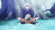 Pitou kills Kite as seen in the Hunter x Hunter anime (Image credit: Studio Madhouse)